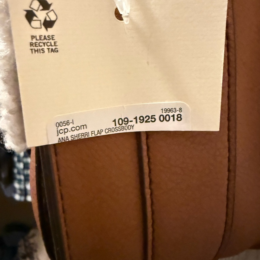 JCPenney Tan Crossbody Bag